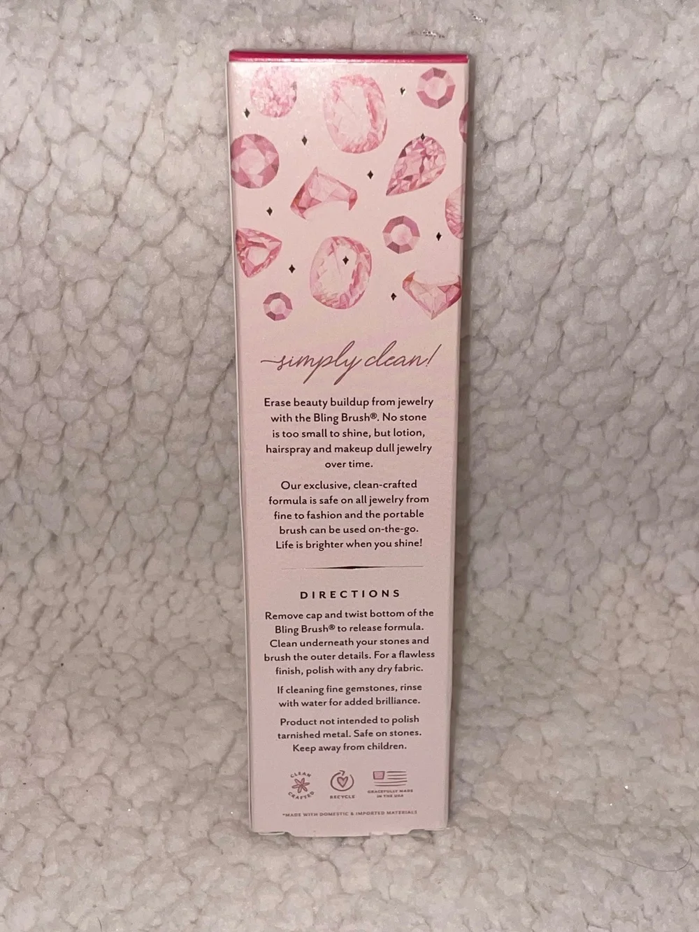 Bling Brush Jewelry Cleaner - Pink